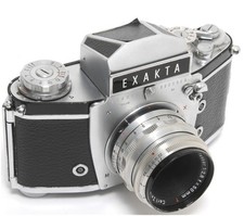  Vintage Ihagee Exakta Varex IIa 35mm SLR camera w. Zeiss Jena Tessar 2.8/50mm