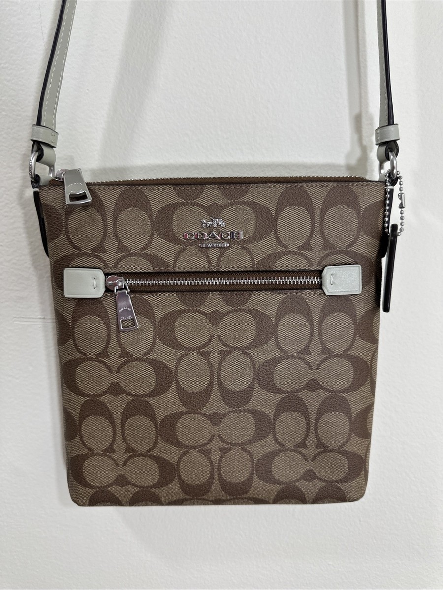 Coach Crossbody Bag CF340 Mini Rowan Brown Signature Print