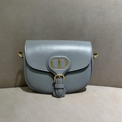 Dior Bobby Small Blue Leather Shoulder Bag - Very Good #ZFKD4Z