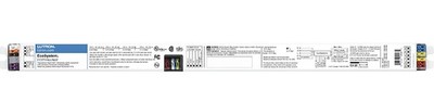 ECT514JUNV2 LUTRON  2 X 14W F14T5 linear lamps.