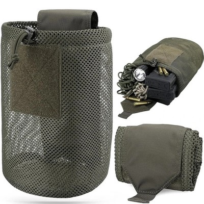 Taktische Molle Dump Pouch faltbar Roll-Up Kordelzug Hüfttasche