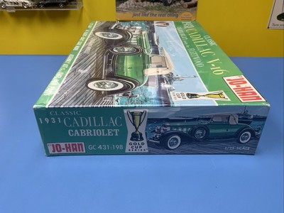 JO HAN 1931 CADILLAC CABRIOLET GC 431: 198 GOLD CUP SERIES MODEL