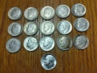Lot Of 16, 90% Silver Roosevelt Dimes, Various Years, Mintage  Good Condition