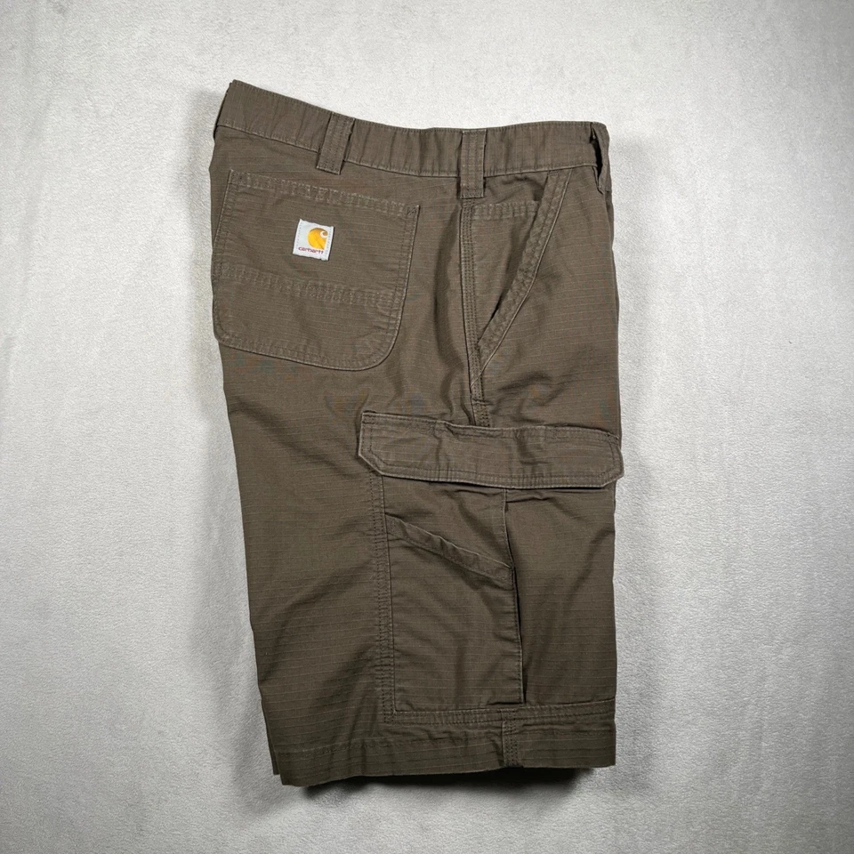 Carhartt Force Relaxed Fit Ripstop Cargo Work Shorts Men's Size 33 Durable EUC - Image 3 of 4
