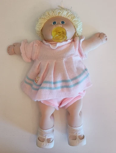 Vintage Cabbage Patch Kid With Pacifier & Original Clothes