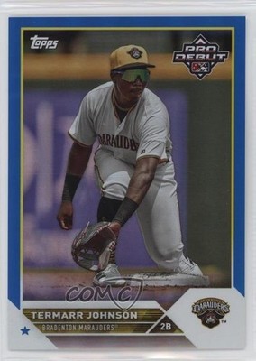 2023 Topps Pro Debut Blue Foil 76/150 Termarr Johnson #PD-50 nd3
