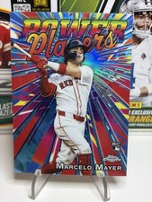 2025 Topps Chrome Power Players Marcelo Mayer Rookie #PP-45 (RC) Boston Red Sox