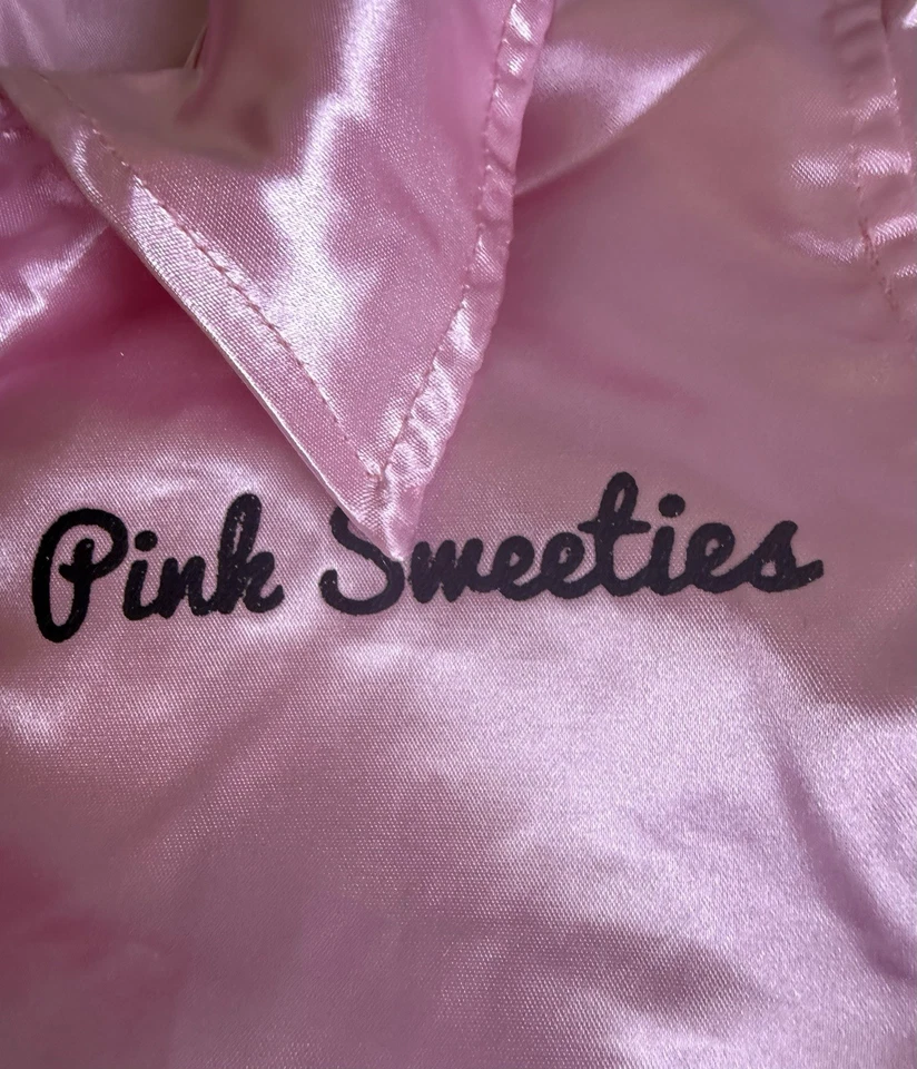 Niñas PINK SWEETIES GRASA Rosa Damas Disfraz Halloween M (8-10) por Spirit Foto 3 de 4