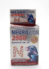 Neurobion 2500 Contra los Fuertes Dolores de Cabeza/ Against Severe Headaches