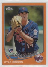 2013 Topps Chrome Retail Orange Refractor Kyle Gibson #87 7pv