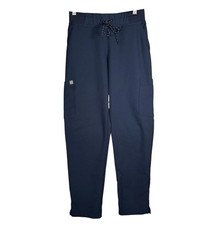 KOI Women S Navy Blue 2 Pocket Cargo Pull On Drawstring Scrub Pants Medicalwear