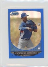 2013 Bowman Chrome Minis Blue Refractor 56/99 Marco Hernandez #109 1v3