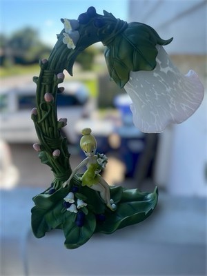 Disney Tinker Bell 14  Table Lamp Official Tested Works