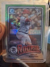 Nolan Schanuel 2024 Bowman Chrome Mega Box Mojo Refractor Card #ROY-9