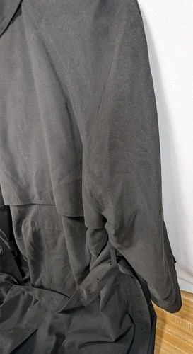Ralph Lauren Trench Nero Uomo 40S Qualità Trench Coat Fodera Zip - Foto 9 di 23