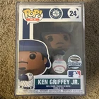 MLB Funko POP! Ken Griffey Jr Safeco Field Exclusive SGA Mariners 24 & Hard Case