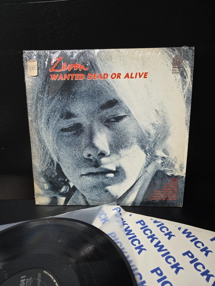 Warren Zevon Wanted Dead Or Alive Lp Vinyl OG 1979 Pickwick Press VG+/NM- Wax - Image 2 of 4