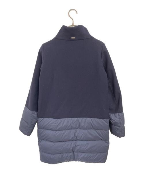 Down Coat with Different Material Switches, Used - image 2