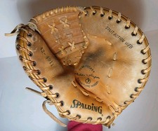 1960s Vintage Mike Hegan Baseball Glove 1st Base Seattle Pilots New York Yankees