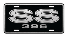 Ss 396 Super Sport Metal License Plate Camaro Nova Chevelle El Camino Impala