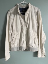 Men s GAP Cotton Harrington White Zipper Jack...