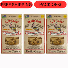 El Milagro Mexican Kitchen Style Chips 16oz 3 Pack Fresh Crunchy Tortilla Chips