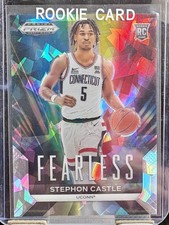 2024 Panini Prizm Draft Picks Fearless Stephon Castle Ice Prizm Rookie