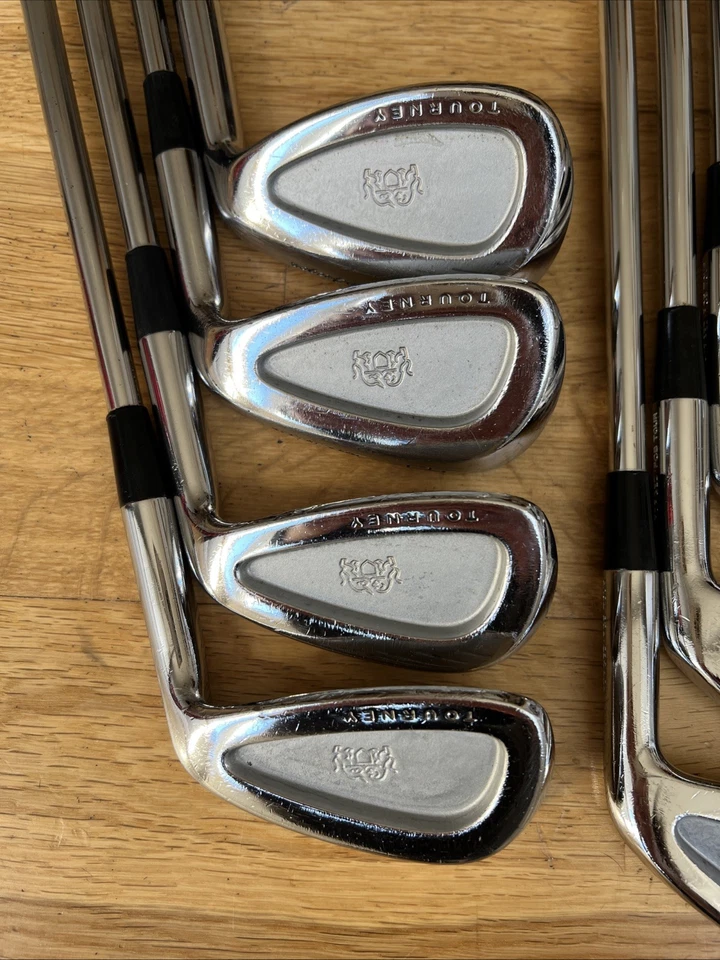 MacGregor Tourney Forged PCB Tour Iron Set 3-SW S300 Stiff Flex Midsize Grips - Image 3 of 4