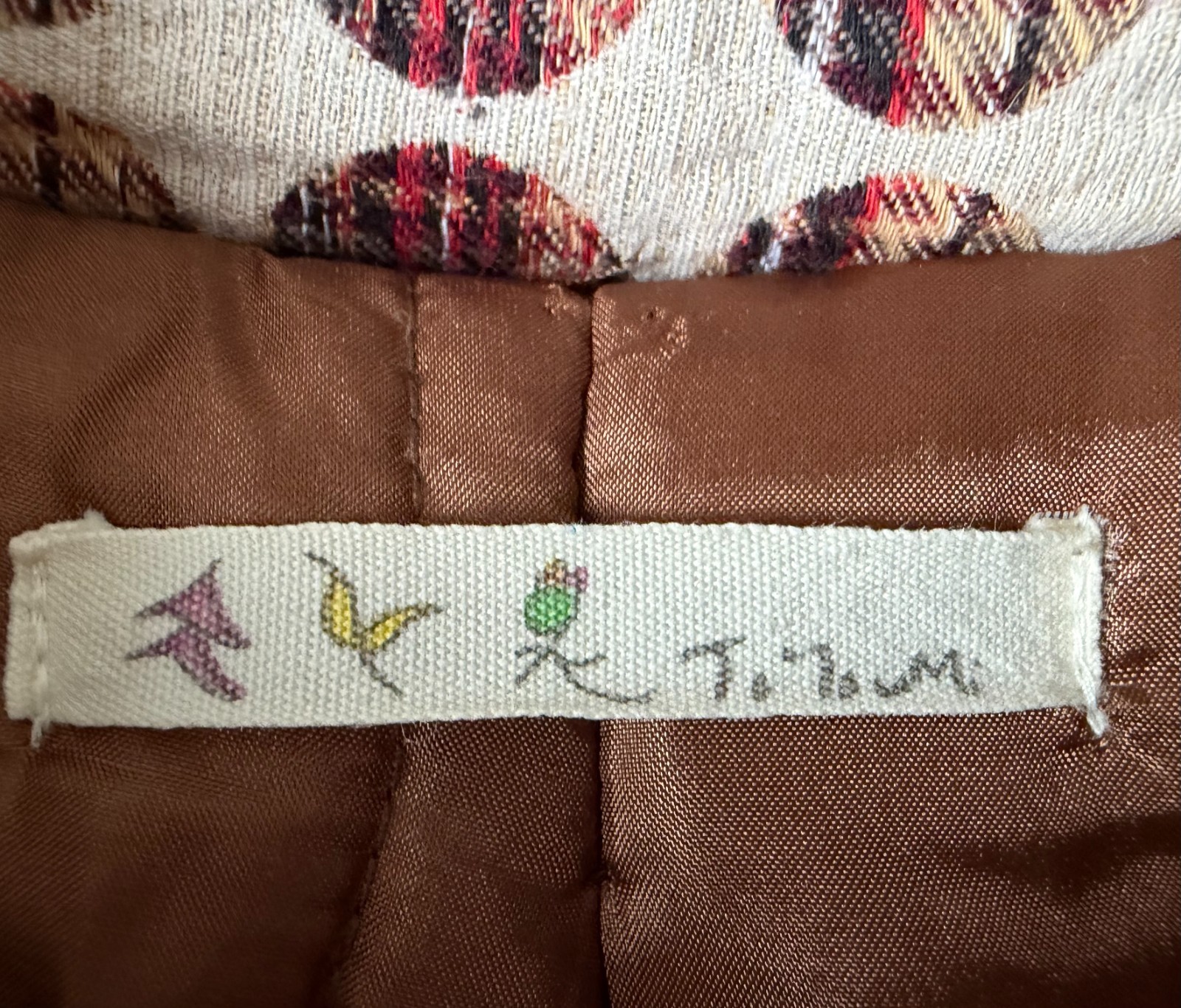 Vintage Patchwork Statement Coat Boho Art Avant G… - image 6