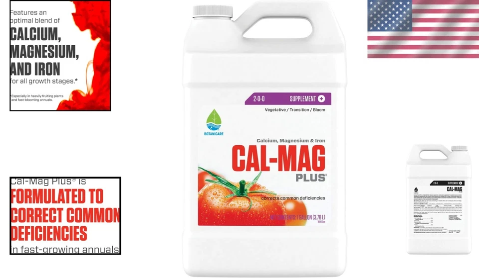 Fortified Cal-Mag Plus Plant Supplement for Soil, Coco & Hydroponics - 128 oz - Изображение 2 из 4