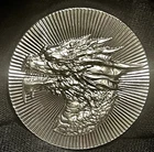 Scottsdale Mint 2 Troy ounce . 999 pure Dragon Silver Stacker