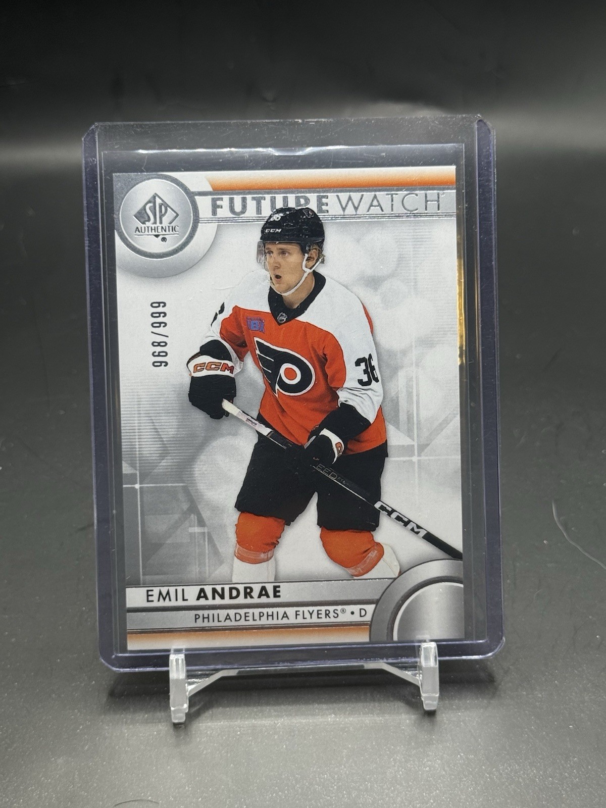 2023-24 SP Authentic - Future Watch #182 Emil Andrae /999 (RC)