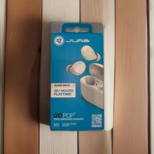 JLab Go Tones Bluetooth Earbuds True Wireless, In-Ear Headphones white color