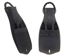 ScubaPro Jet Fins with Spring Heel Strap Scuba Free Diving Snorkel Size LG Black