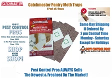 2 Traps Catchmaster Pantry Pest Moth Control Indian Meal Tobacco Mediterranean