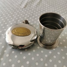 The Dalvey Vintage Pocket Cup Stainless Steel Brass Collapsible Telescopic 