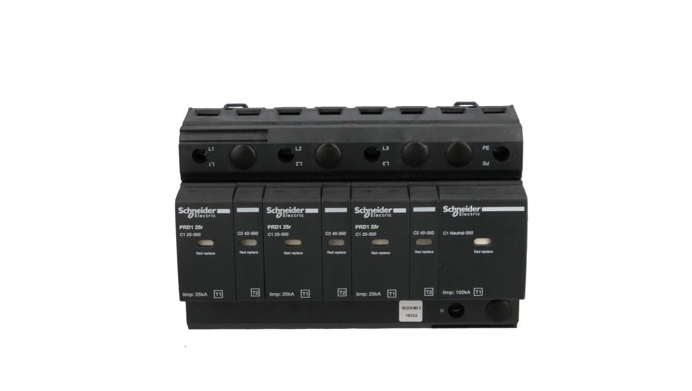 Surge Limiter Type T1+T2 4P 25kA with Acti9 16332