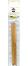 Skacel Addi Double-Pointed Bamboo Knitting Needles 15cm US 3 3.25mm Made In Germ