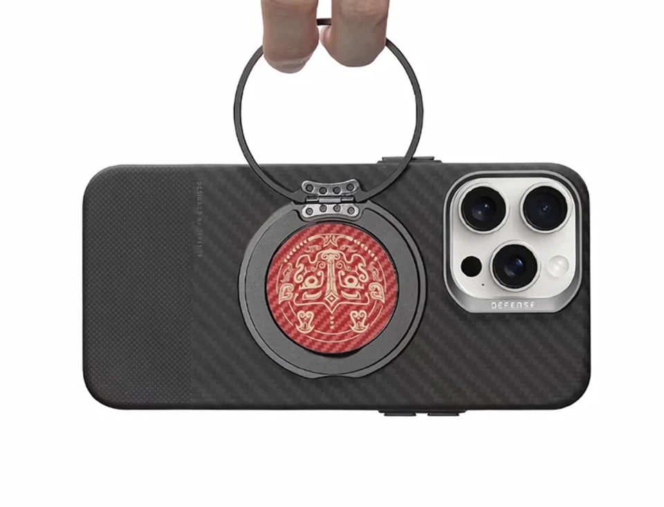 Soporte de anillo magnético X-Doria Defense MagSafe rotación 360° Foto 3 de 3