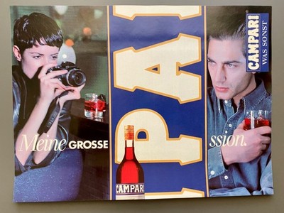 Campari Meine grosse Passion 90s retro 1994 Vintage Ad Werbung Reklame V3