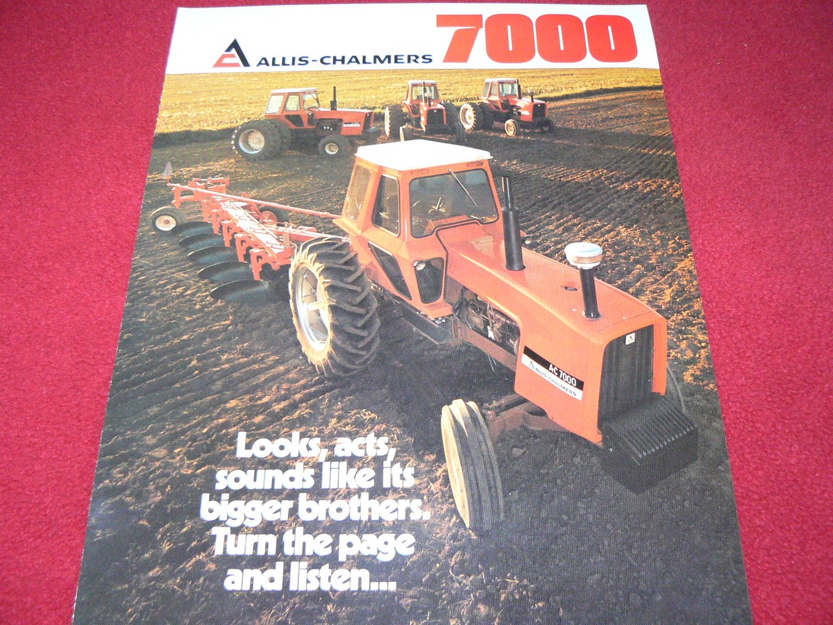 Allis Chalmers 7000 Tractor Dealer's Brochure | eBay