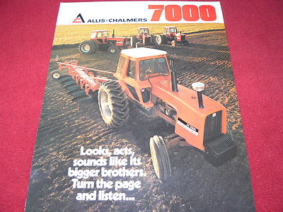 Allis Chalmers 7000 Tractor Dealer's Brochure | eBay