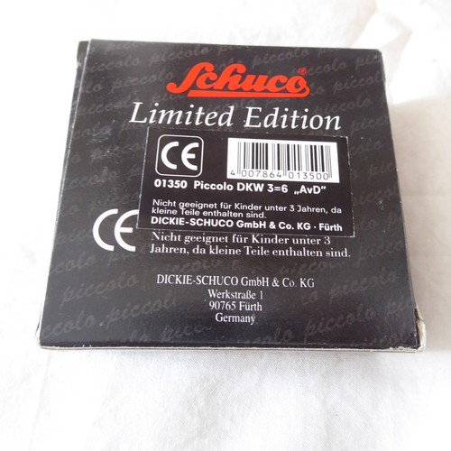 Schuco Piccolo Auto Modellauto LIMITED EDITION DKW 3-6 AvD (S92) - Imagen 5 de 5