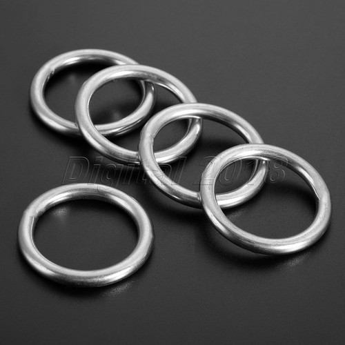 Anello Saldato Barca Yacht 316 Cerchio Inox Artigianato O Anelli Rotondi Tessuto Hardware - Foto 4 di 11