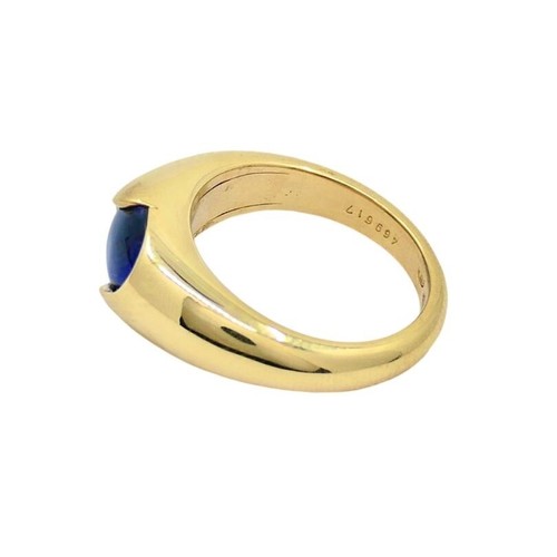 Chaumet Ring Blue Iolite 18k Gold Band - Picture 7 of 9