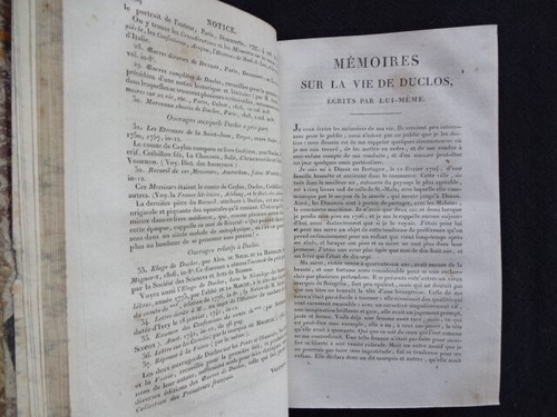 OEUVRES de Duclos - Mémoires secrets sur Louis XIV-XV - - Picture 6 of 12