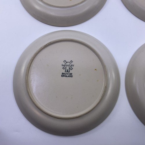 Denby Langley Sherwood Snack / Side Plates 6 1/2" Set Of 4 - Picture 7 of 10