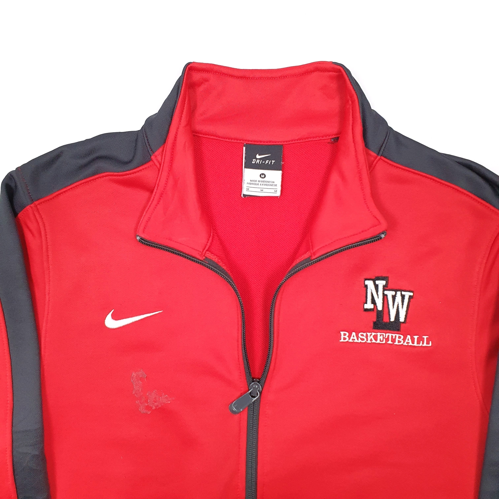 NIKE Full Zip Dri Fit USA Basketball Polyester Jumper Sweatshirt Mens M image 2