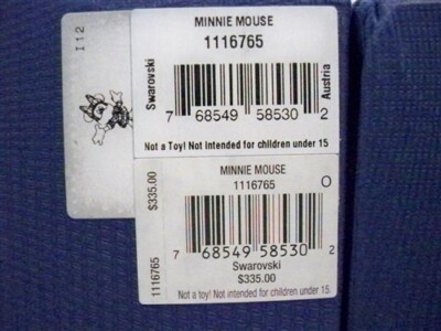 SWAROVSKI DISNEY MICKEY MOUSE & MINNIE MOUSE 2 PIECE SET 1118830