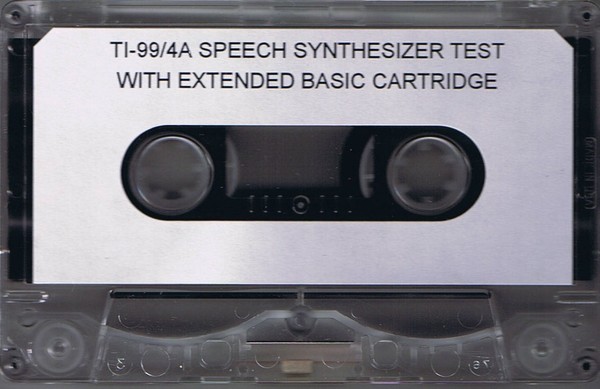 TI-99/4A PRUEBA TU SINTETIZADOR DE VOZ PHP1500 USANDO ESTA CINTA DE CASETE